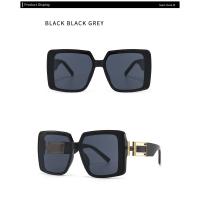 Toyear-gafas de sol cuadradas de diseñador de marca de lujo para mujer y hombre, gafas de sol Vintage con montura grande, gafas de viaje para conducir, tonos ins, UV400 - details 5