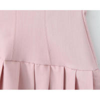 Vestido de tirantes plisado con empalme de moda, estilo francés, puro deseo, temperamento, novedad de verano 2025 - details 13