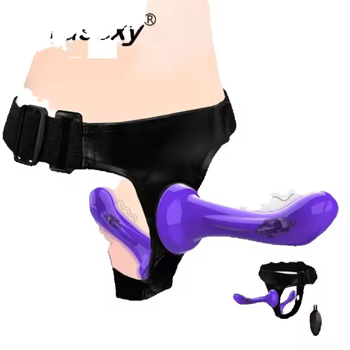 Leten-vibradores consoladores dobles, arnés Bondage con correa en juguetes para mujeres, productos para lesbianas y adultos, tiendas sexuales con correa - 1