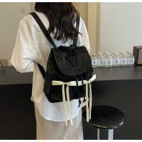 Kajenu-mochila con lazo de lona de nailon para mujer, bolso de viaje de gran capacidad, tendencia de moda, nicho coreano - details 24