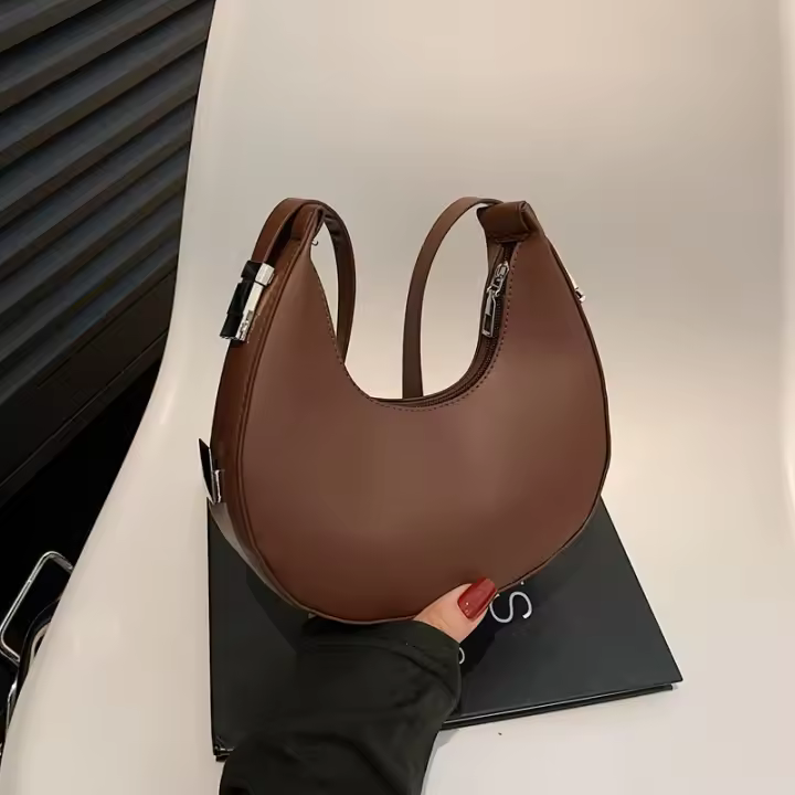 Bolso sencillo e informal para mujer, bolso de hombro con personalidad a la moda, tendencia de primavera, popular, nuevo y sencillo - 1
