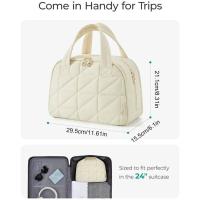 Bolso acolchado de maquillaje para mujer, organizador de maquillaje de gran capacidad, bolsa de cosméticos para artículos de tocador, accesorios, mochila de lujo de alta gama - details 5