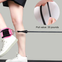 3pcs/Set Gym Ankle Straps Double D-Ring Adjustable Neoprene Padded Cuffs - details 1
