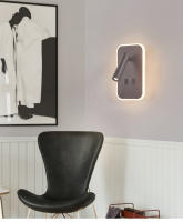 Tomaxin Lámpara de Pared Led Luz Cálida de 350 Grados Rotativa Plegable para Dormitorio, Estudio, Hotel - details 7