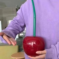A Fun, Hidden Design, Novelty Cherry Toilet Brush, Creative Toilet Brush, Toilet Brush with Holder - details 3