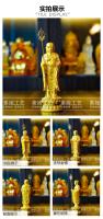Estatua de Bodhisattva de resina, cuerpo dorado, montaña Jiuhua, Ksitigarbha, salón de Buda, decoración del hogar - details 1