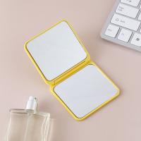 Mini espejo de mano de superficie lisa, espejo de maquillaje portátil cuadrado, espejo de bolsillo compacto de doble cara para mujer - details 5