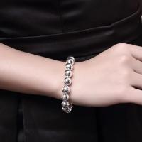Pulsera de plata de ley 925 de 18-20CM, cuentas exquisitas de 6MM, joyería de regalo para fiesta y boda a la moda para mujer - details 6