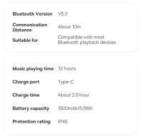 Baseus AeQur 30 Mini altavoz bluetooth portátil, IPX6 resistente al agua, Controladores grandes de 40 mm, altavoz bluetooth - details 14