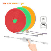 Tira Flexible de luces LED de neón, 24V, 2835, 120LED/m, señal de 5x11mm, IP67, cinta de cuerda impermeable con interruptor de atenuación táctil - details 9