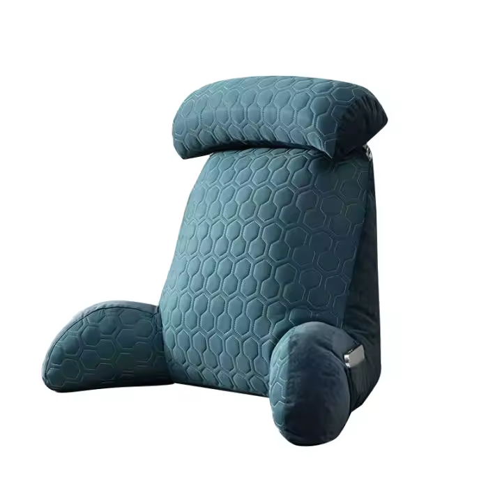 Cojín de Almohada de Latex Refrescante Almohada de Espalda de Sofá de Bambú Carbón - 1