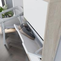 Organizador de Zapatos Estrecho Elenor Diseño Práctico y Funcional Acabado en Blanco - details 15