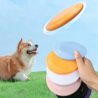 Pet Dog Flying Disk Toy Funny Silicone Resistant Chew Game Puppy Training Interactive Supplies Anti-bite Throwing Toys Perros - details 2