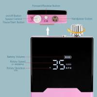 Lima eléctrica portátil E inalámbrica para manicura y pedicura, máquina profesional personalizada de 35000 RPM, recargable, para salón de belleza - details 5