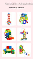 Bloques Magnéticos 3D 58 Piezas con Ruedas de Torre Giratoria Juego Educativo - details 6