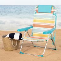 Sillas reclinables para playa, jardín, terraza o camping, medidas 48x60x90cm, altura 28cm, ligeras, 5 posiciones, incluye asa de transporte - details 37