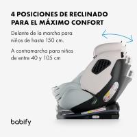 para Bebés y Niños, 0 Meses - 12 Años, Desde 40-150 cm Ajustable 360º, Asiento Portátil y Seguro - details 4