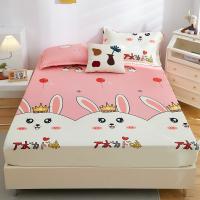 Sábana Ajustable Impermeable Cubierta de Cama Elástica Amigable con la Piel Estilo Floral - details 13