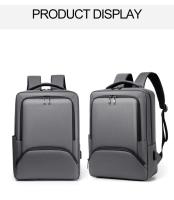 Bolso bandolera de negocios para hombre, bolso de hombro impermeable con compartimento para ordenador portátil, puerto de carga USB, tela Oxford de alta calidad, logotipo impreso de viaje - details 15