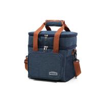La moda europea y americana puede cruzar el cuerpo bolsa aislante para el almuerzo engrosada con bolsa de almuerzo de negocios de gran capacidad - details 7