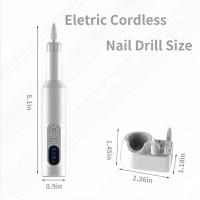 Máquina pulidora de uñas eléctrica inalámbrica, portátil, profesional, manicura - details 9