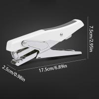 Grapadora multifunción de ahorro de trabajo, grapadora de papel portátil de Metal con 1000 Uds. De clavos hasta 25 páginas, grapadora de escritorio - details 0