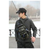 Mochila táctica de camuflaje para hombre y mujer, bolsa de cintura de pecho impermeable para deportes de pesca al aire libre, senderismo, Camping, viajes, bolsas cruzadas - details 17
