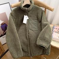 Chaqueta de Cuello Alto de Vellón de Lana de Oveja Caliente y Suelta para Otoño-Invierno - details 0