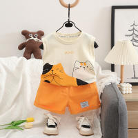 Ropa De Verano Para Bebés Niños Y Niñas Conjunto De 2 Piezas Camiseta + Shorts Moda Infantil Ropa De Bebé Recién Nacido Talla 4-6Años - details 3
