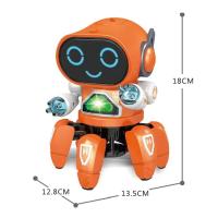 Niños Danza Robot Música LED 6 Garras Pulpo Robot Regalo de Cumpleaños Niños Educación Infantil Niños Niñas Regalos Creativos - details 0