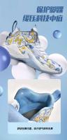 Zapatos de baloncesto para deportes al aire libre con logotipo de marca, Zapatos para correr de malla transpirable a la moda para hombre - details 1