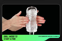 Dispositivo de entrenamiento Manual de avión transparente para hombres, taza de masturbación ergonómica, lavable, son juguetes sexuales - details 6