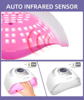 Secador de Uñas Profesional Inteligente Lámpara LED UV de Gran Potencia de 380W con 81 LEDs para Manicura Belleza - details 4