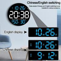 Reloj Digital de Pared Grande con Función de Cuento Regresivo Ideal para Hogar, Dormitorio, Oficina - details 8