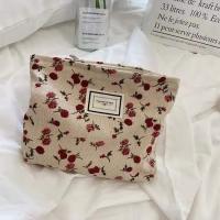 Bolsa de Maquillaje Retro Leopardo de Pana Bolsa de Almacenamiento y Limpieza de Labiales para Mujeres - details 8