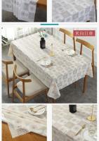 Mantel resistente al aceite de PVC Werproof, mesa de plástico ENCE sin lavado, tablero de mesa de restaurante con ptern blanco, desayuno de hotel - details 6