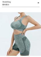 Sujetador deportivo para mujer, Top Push Up, Fitness, Yoga, ropa interior, Tops deportivos para mujer, chaleco transpirable para correr, ropa de gimnasio - details 9