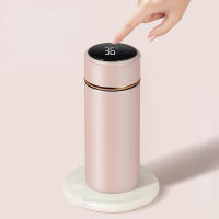 Termo de acero inoxidable de 280ML con pantalla LED inteligente, frasco de vacío a prueba de fugas, taza térmica, vaso aislado - details 1