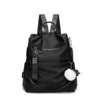 Mochila Mujer Elegante, Nylon Negro, Antirrobo, Gran Capacidad, Viaje - details 1