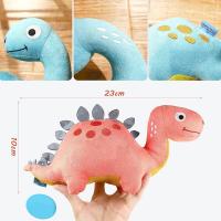 Animal de peluche de dinosaurio para niños, juguetes de peluche de dinosaurio suave Adorable, favores de fiesta de cumpleaños para bebés - details 1