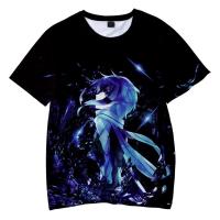 Anime Sword Art One Kirito Camisetas con estampado 3D de talla grande para hombres y mujeres Haruku Y2k Sport Ventilación de secado rápido - details 7