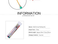 Arte Clavo Pinceles para Uñas 3pcs Set Herramientas DIY para Manicura Diseño Pintura Dibujo Lápiz de Gel UV Extension Builder - details 3