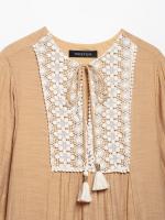 La ropa de las mujeres europeas y americanas es popular, mini vestido decorativo bordado en el pecho de moda europea y americana - details 4