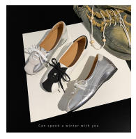 Sporty Singles Mujer 2025 Nuevo Diseño Zapatos de tacón con cordones Zapatos casuales interiores elevados - details 16