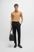 Polo BOSS pallas en algodón beige negro - details 2