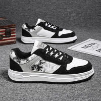 Zapatos de cuero transpirables informales para hombres, tablero, primavera, blancos, estilo deportivo - details 2