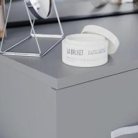 Descuento Riano - tocador para Maquillaje de 3 cajones, para mobiliario de Dormitorio, Blanco - details 12