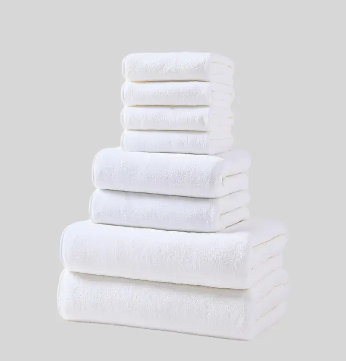 Juego de Toallas de 8 Piezas, 2 Toallas de Baño, 2 Toallas de Mano y 4 Paños de Lavado, suaves y Altamente Absorbentes - 1