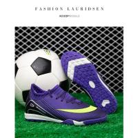 Botas de Fútbol Profesionales para Niños Cómodas Antideslizantes de Goma Resistente a Abrasiones - details 1