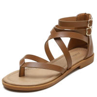 Sandalias Romanas de Correa Delgada Estilo de Hada de Verano Tacón Bajo Versátil para Mujeres - details 3